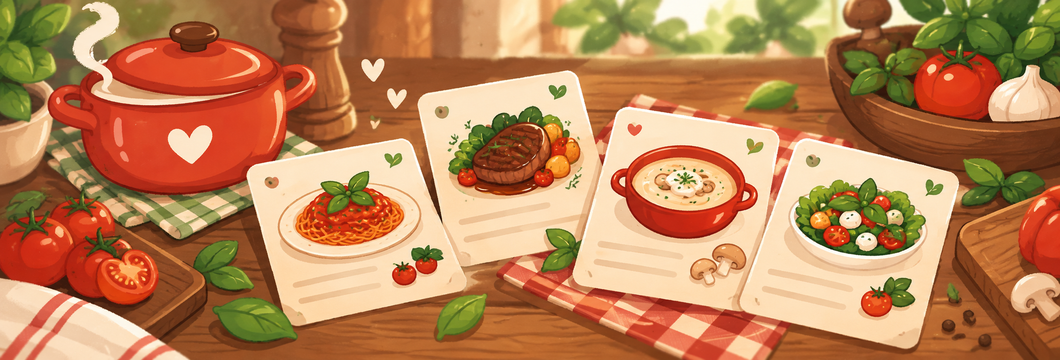 링크모음 레시피 카드 그림